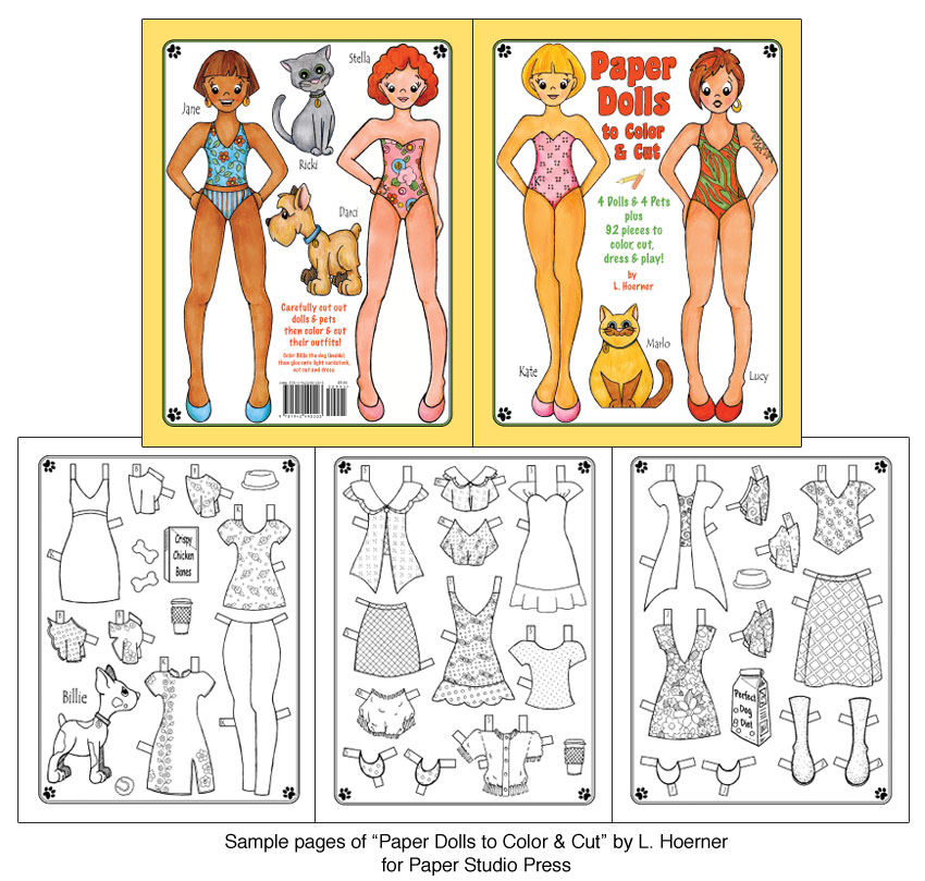 Paper Dolls to Color & Cut