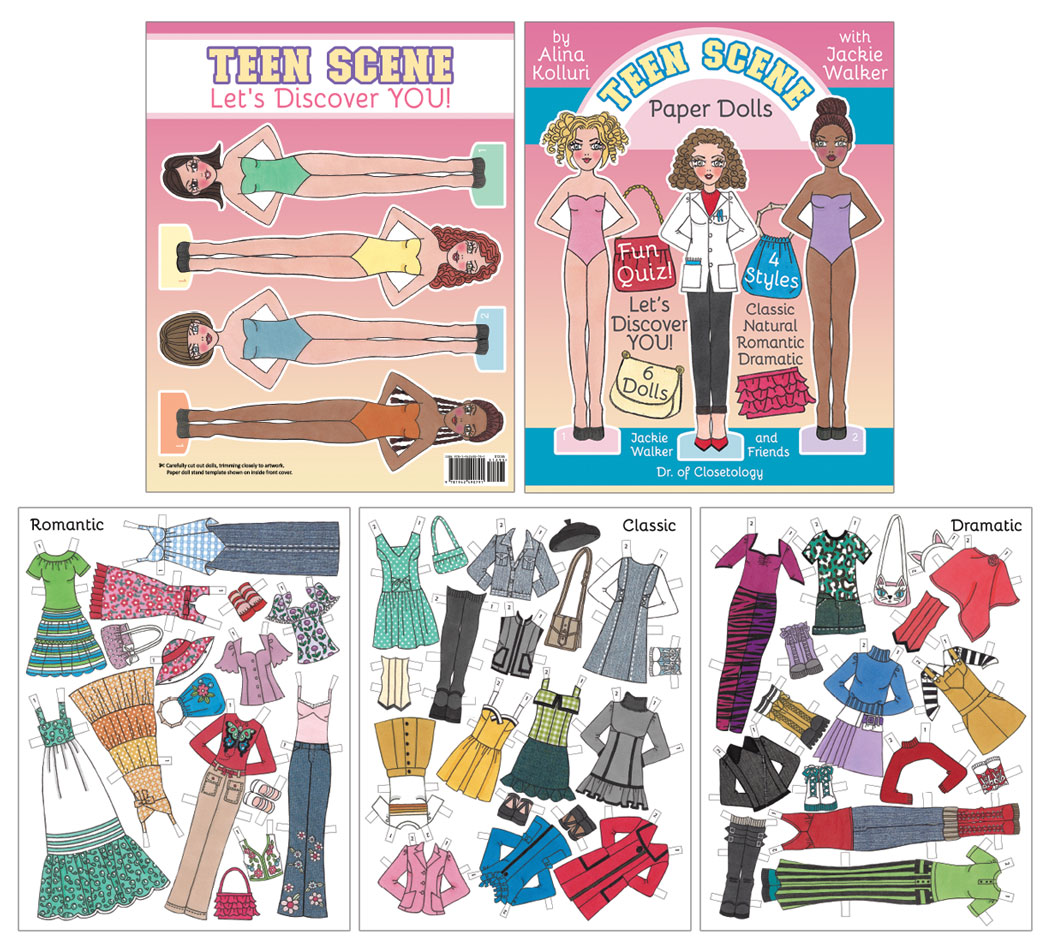 Teen Scene Paper Dolls by Alina Kolluri & Jackie Walker - Click Image to Close