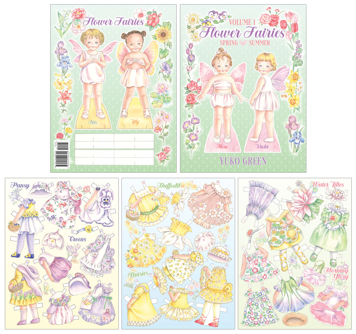 Flower Fairies - Spring, Summer - by Yuko Green - Click Image to Close