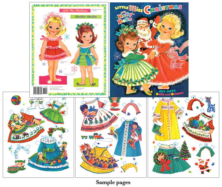 Little Miss Christmas Paper Doll