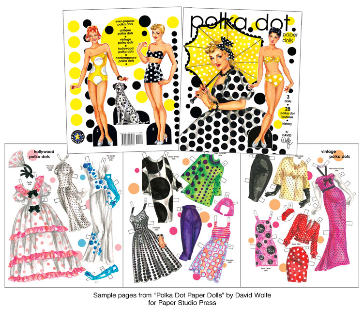 Polka Dot Paper Dolls by David Wolfe - Click Image to Close