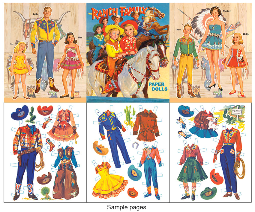 The Ranch Family Paper Dolls
